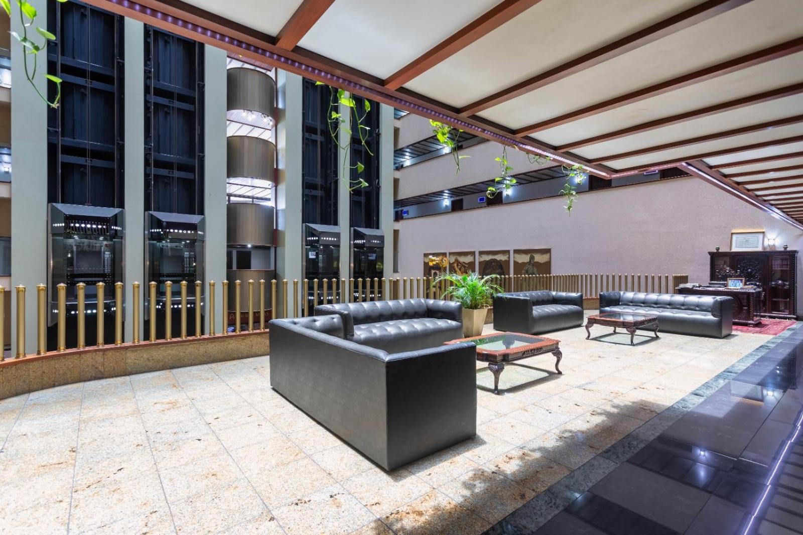 Ouro Minas Hotel Belo Horizonte, Dolce By Wyndham Buitenkant foto Lobby